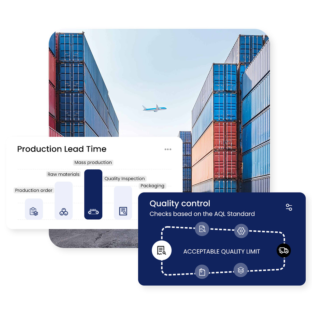 Gaia Sourcing Homepage USP Images - Quality Inspections - Product Lead Time and AQL