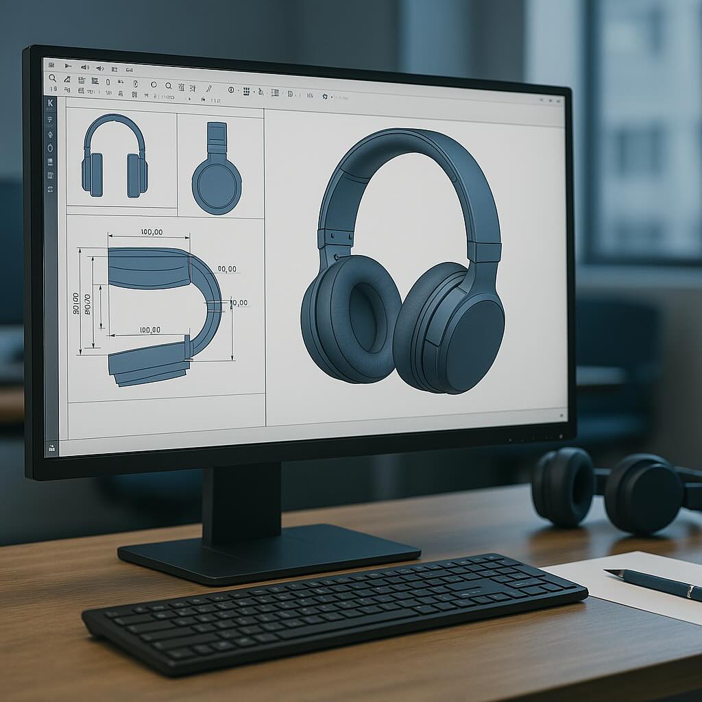 Mechanical engineering 3D CAD parametric modeling